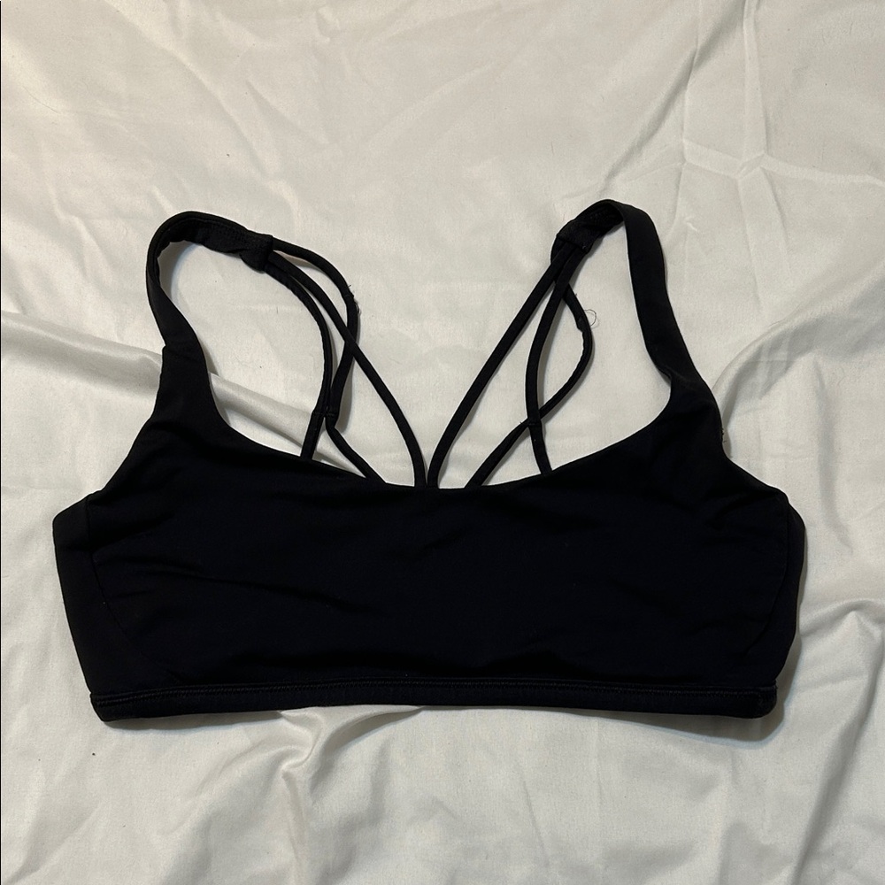 Black "Free To Be Bra" from Lululemon